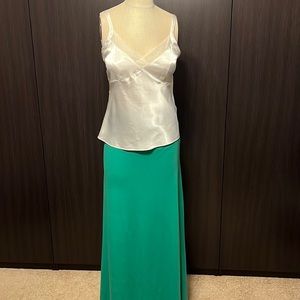 Green Maxi Skirt